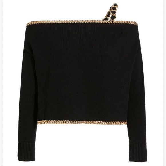 NWT L'AGENCE Jayden Chain Embellished Top XS - Picture 13 of 14